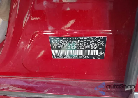 2010 Lexus Ls 460 from USA, damaged, VIN JTHBL5EF1A5099831